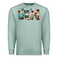 Seafoam faith coffee cups Premium Sweatshirt - texasbilliewilder