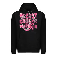 Black breast cancer warrior Premium Hoodie - JahusDesignShop