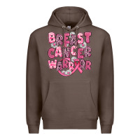 Coffee breast cancer warrior Premium Hoodie - JahusDesignShop