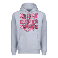Heather Grey breast cancer warrior Premium Hoodie - JahusDesignShop