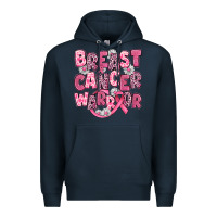 Navy breast cancer warrior Premium Hoodie - JahusDesignShop