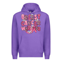 Purple breast cancer warrior Premium Hoodie - JahusDesignShop