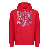 Red breast cancer warrior Premium Hoodie - JahusDesignShop