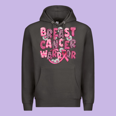 Breast Cancer Warrior Premium Hoodie Designed By Jahusdesignshop