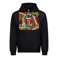 Black football leopard gemstone sunflower tumbler3 Urban Hoodie - JahusDesignShop