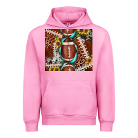 Fuchsia Pink football leopard gemstone sunflower tumbler3 Urban Hoodie - JahusDesignShop