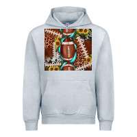 Heather Grey football leopard gemstone sunflower tumbler3 Urban Hoodie - JahusDesignShop