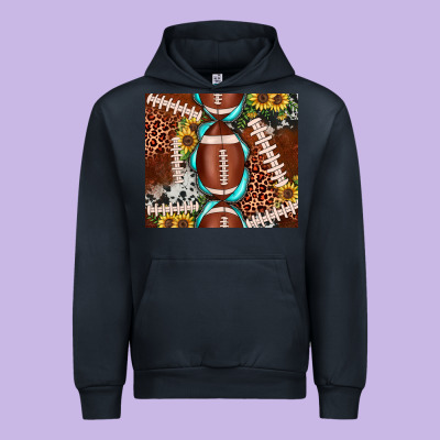 Football Leopard Gemstone Sunflower Tumbler3 Urban Hoodie Designed By Jahusdesignshop