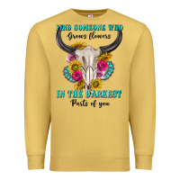 Antique Gold find someone who in the darkest parts of you Premium Sweatshirt - texasbilliewilder