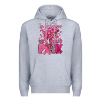 Heather Grey in october we wear pink dinosaur Premium Hoodie - JahusDesignShop