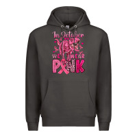 Smoke in october we wear pink dinosaur Premium Hoodie - JahusDesignShop