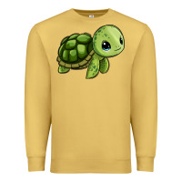 Antique Gold cute turtle Premium Sweatshirt - Zillion Design Studio