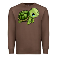 Chestnut cute turtle Premium Sweatshirt - Zillion Design Studio