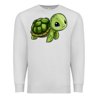Dove Grey cute turtle Premium Sweatshirt - Zillion Design Studio