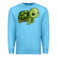 Ocean Blue cute turtle Premium Sweatshirt - Zillion Design Studio