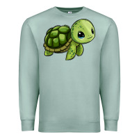 Seafoam cute turtle Premium Sweatshirt - Zillion Design Studio