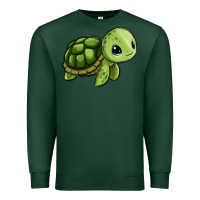 Sports Green cute turtle Premium Sweatshirt - Zillion Design Studio