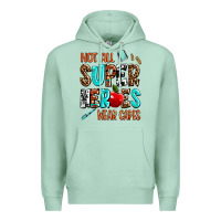 Seafoam not all super heroes wear capes Premium Hoodie - AdoDesignShop