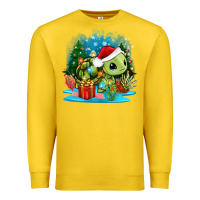 Lemon christmas turtle Premium Sweatshirt - Zillion Design Studio