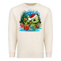 Sandshell christmas turtle Premium Sweatshirt - Zillion Design Studio