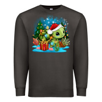 Smoke christmas turtle Premium Sweatshirt - Zillion Design Studio