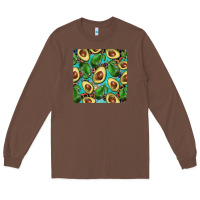 Chestnut avacado with turquoise and leopard background mug coaster Long Sleeve Tee - BarkalooDesign