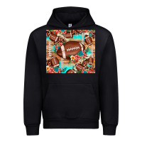 Black football leopard cowhide Urban Hoodie - JahusDesignShop
