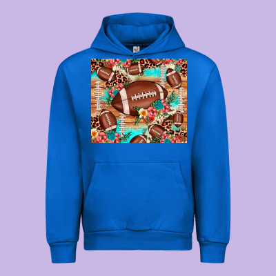 Football Leopard Cowhide Urban Hoodie Designed By Jahusdesignshop