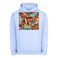 Pigment Grape Ice football leopard cowhide Urban Hoodie - JahusDesignShop