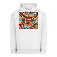 Pigment Lunar Rock football leopard cowhide Urban Hoodie - JahusDesignShop
