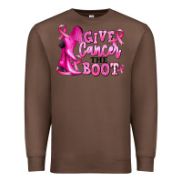 Chestnut give cancer the boot Premium Sweatshirt - RanaPortraitStore