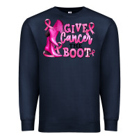 Navy give cancer the boot Premium Sweatshirt - RanaPortraitStore