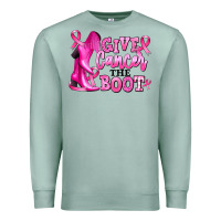 Seafoam give cancer the boot Premium Sweatshirt - RanaPortraitStore