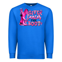 True Royal give cancer the boot Premium Sweatshirt - RanaPortraitStore