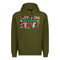 Army Green busy doing cool teacher stuff Premium Hoodie - AdoDesignShop