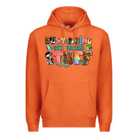 Carrot busy doing cool teacher stuff Premium Hoodie - AdoDesignShop