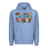 Colony Blue busy doing cool teacher stuff Premium Hoodie - AdoDesignShop