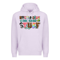 Lilac busy doing cool teacher stuff Premium Hoodie - AdoDesignShop