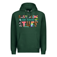 Sports Green busy doing cool teacher stuff Premium Hoodie - AdoDesignShop
