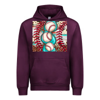 Mauve Wine baseball leopard cowhide turquoise Urban Hoodie - JahusDesignShop