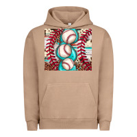 Pigment Burro baseball leopard cowhide turquoise Urban Hoodie - JahusDesignShop