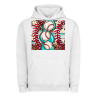 Pigment Lunar Rock baseball leopard cowhide turquoise Urban Hoodie - JahusDesignShop