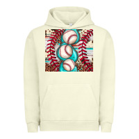 Pigment Pistachio baseball leopard cowhide turquoise Urban Hoodie - JahusDesignShop