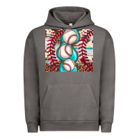 Pigment Tornado baseball leopard cowhide turquoise Urban Hoodie - JahusDesignShop
