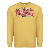 Antique Gold breast cancer nurse Premium Sweatshirt - RanaPortraitStore