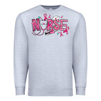 Heather Grey breast cancer nurse Premium Sweatshirt - RanaPortraitStore