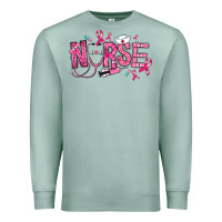 Seafoam breast cancer nurse Premium Sweatshirt - RanaPortraitStore