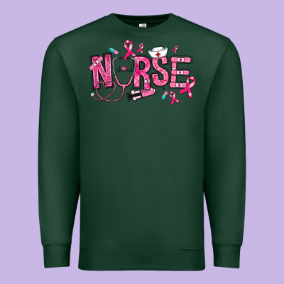 Premium Sweatshirt breast cancer nurse