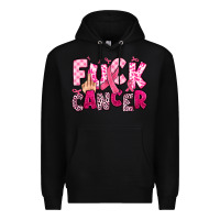 Black fuck cancer Premium Hoodie - JahusDesignShop