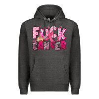 Charcoal Heather fuck cancer Premium Hoodie - JahusDesignShop
